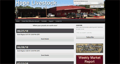 Desktop Screenshot of hopelivestock.com